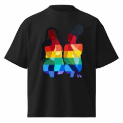 Unisex Organic Oversized High Neck T-Shirt