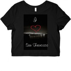 Ladies Slim Fit Crop Top Tee