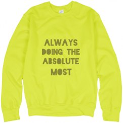 Unisex Neon Crewneck Sweatshirt