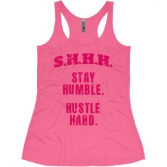 Ladies Slim Fit Super Soft Racerback Triblend Tank