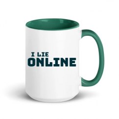 15oz Ceramic Mug with Color Inside