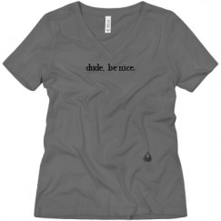 Ladies Relaxed Fit V-Neck Tee