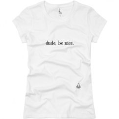 Ladies Slim Fit Basic Promo Jersey Tee