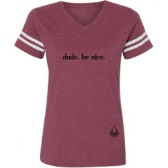 Ladies Relaxed Fit Vintage Sports Tee