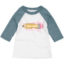 Toddler 3/4 Sleeve Raglan Tee