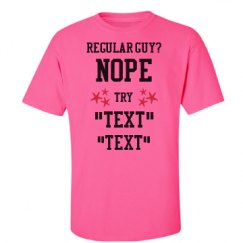 Unisex Ultra Cotton Safety Neon Crewneck Tee