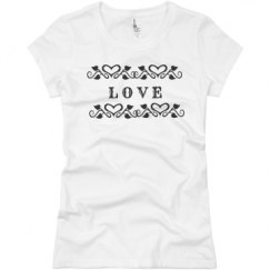 Ladies Slim Fit Basic Promo Jersey Tee