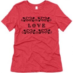 Ladies Relaxed Fit Super Soft Triblend Tee