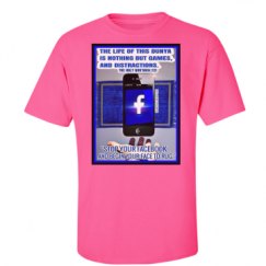 Unisex Ultra Cotton Safety Neon Crewneck Tee