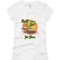 Ladies Slim Fit Basic Promo Jersey Tee