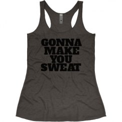 Ladies Slim Fit Super Soft Racerback Triblend Tank