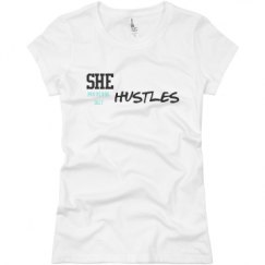 Ladies Slim Fit Basic Promo Jersey Tee