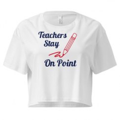 Ladies Festival Cali Crop Top Tee