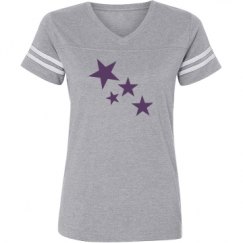 Ladies Relaxed Fit Vintage Sports Tee