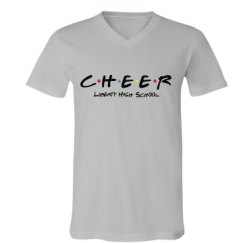 Unisex V-Neck Jersey Tee