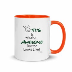 11oz Ceramic Mug with Color Inside