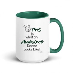 15oz Ceramic Mug with Color Inside