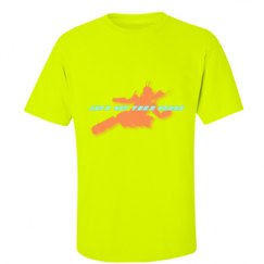 Unisex Ultra Cotton Safety Neon Crewneck Tee