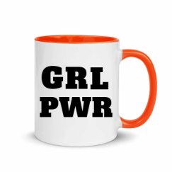 11oz Ceramic Mug with Color Inside