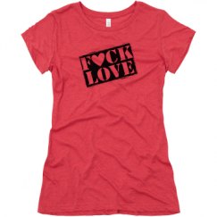 Ladies Slim Fit Super Soft Triblend Tee