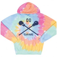 Unisex Tie-Dye Fleece Hoodie