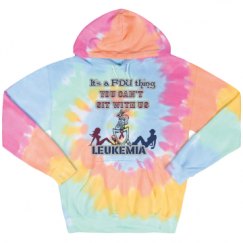 Unisex Tie-Dye Fleece Hoodie