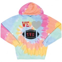 Unisex Tie-Dye Fleece Hoodie