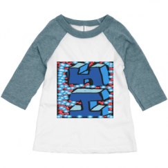 Toddler 3/4 Sleeve Raglan Tee
