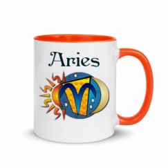 11oz Ceramic Mug with Color Inside