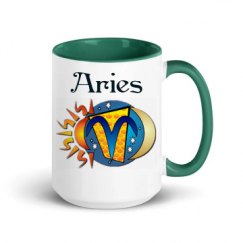 15oz Ceramic Mug with Color Inside