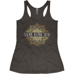 Ladies Slim Fit Super Soft Racerback Triblend Tank