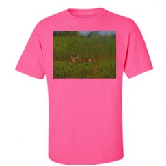 Unisex Ultra Cotton Safety Neon Crewneck Tee