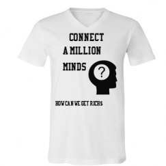 Unisex V-Neck Jersey Tee