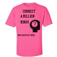 Unisex Ultra Cotton Safety Neon Crewneck Tee