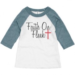 Toddler 3/4 Sleeve Raglan Tee