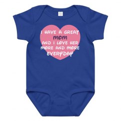 Great Mom Onesie