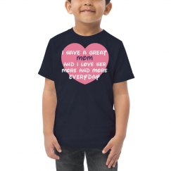 Great Mom toddler tee