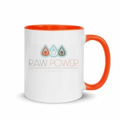 11oz Ceramic Mug with Color Inside