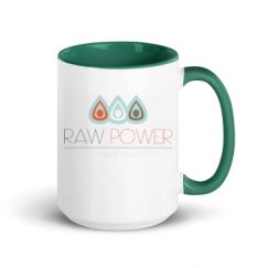 15oz Ceramic Mug with Color Inside