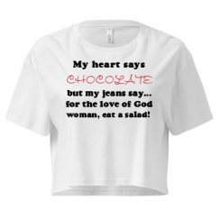 Ladies Festival Cali Crop Top Tee