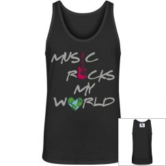 Music Rocks My World Tank 