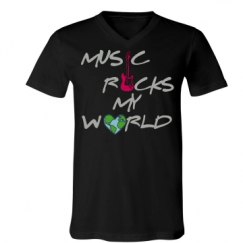 Unisex V-Neck Jersey Tee