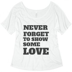 Ladies Flowy Slouchy Tee