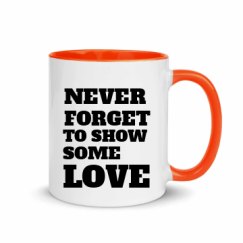 11oz Ceramic Mug with Color Inside