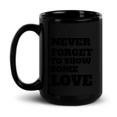 15oz Black Glossy Mug