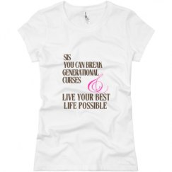 Ladies Slim Fit Basic Promo Jersey Tee