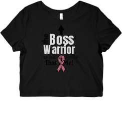 Ladies Slim Fit Crop Top Tee