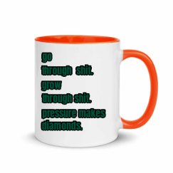 11oz Ceramic Mug with Color Inside