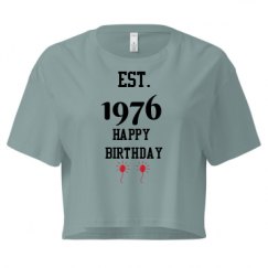 Ladies Festival Cali Crop Top Tee