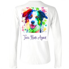 Ladies Relaxed Fit Basic Long Sleeve Tee